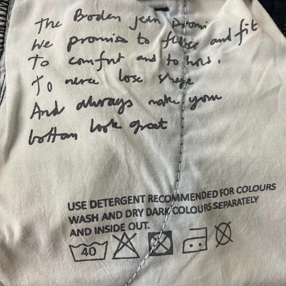 Boden The Wellington Straight Leg Jeans Blue Size 2 - Picture 11 of 12